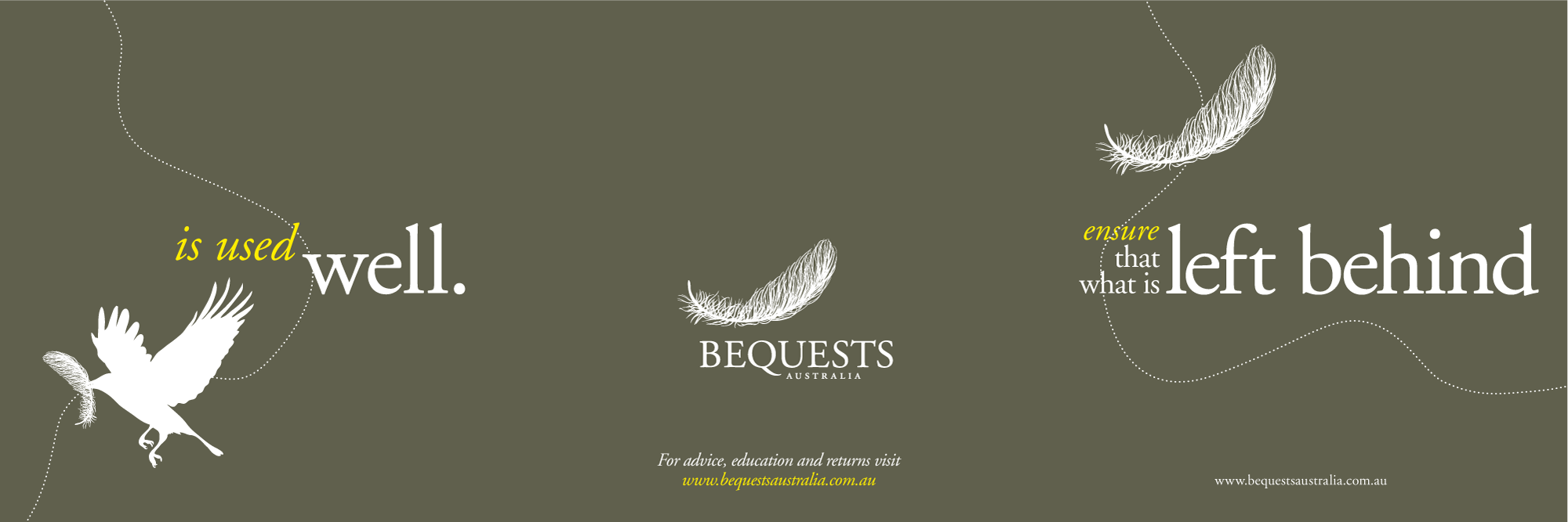 Bequests Australia Brochure design