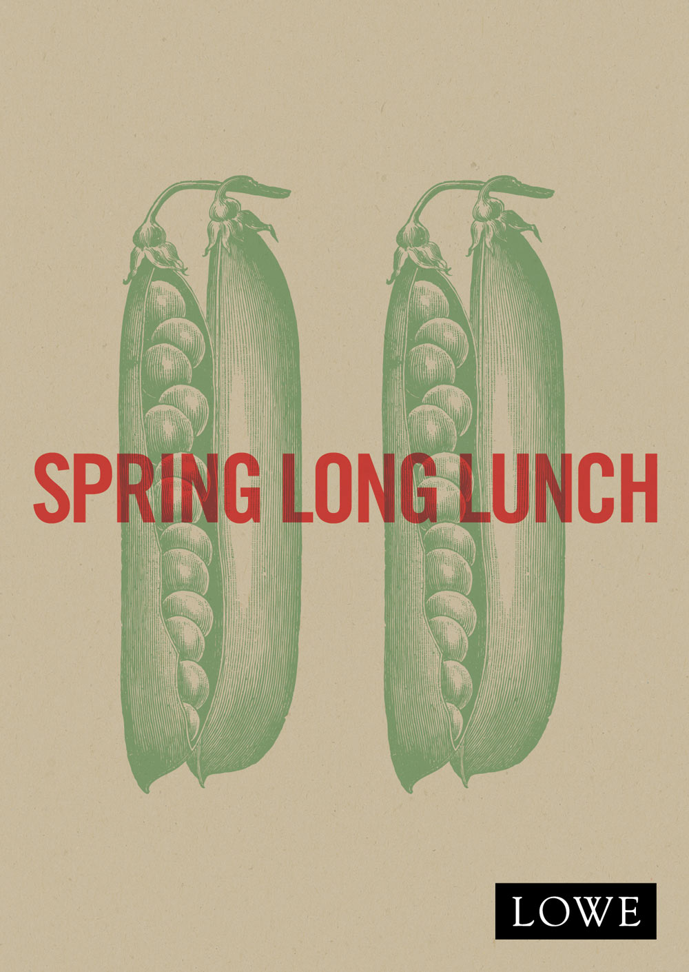 Lowe Spring Long Lunch Postcard