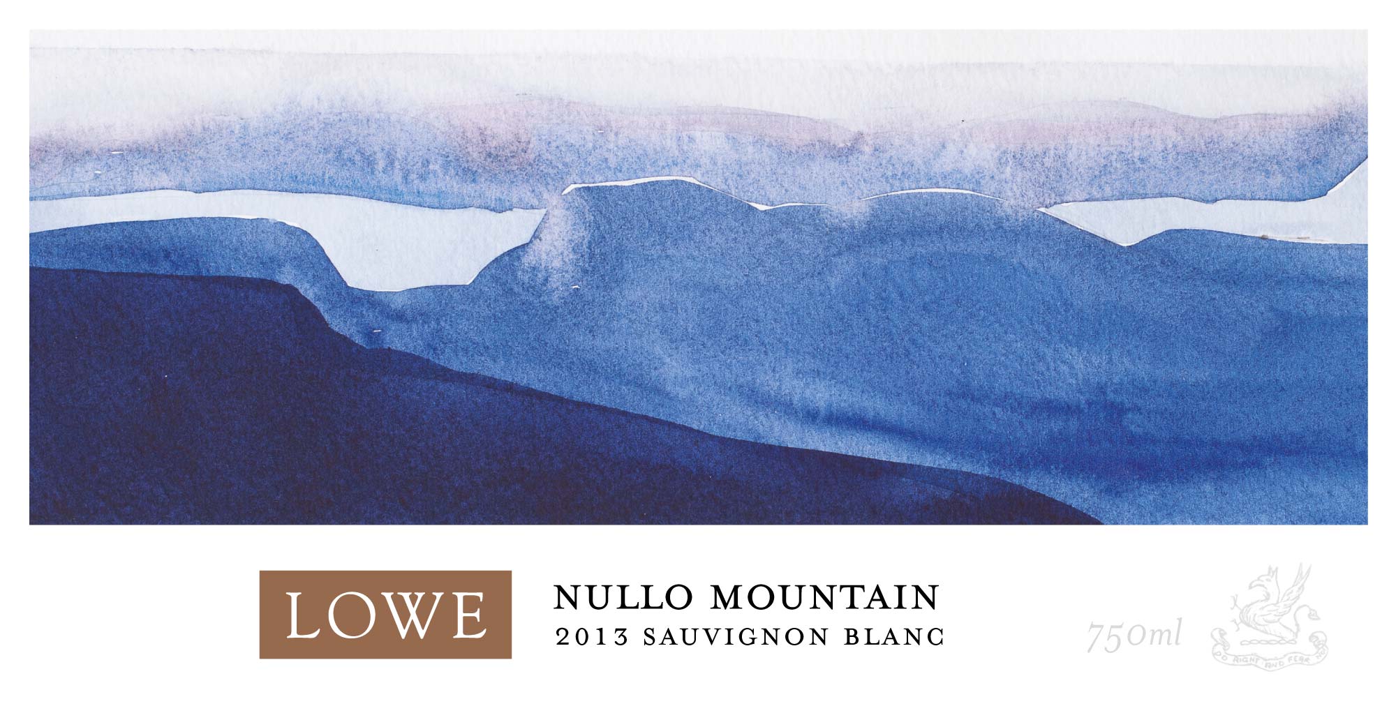 Lowe Nullo Mountain Wine Label Design