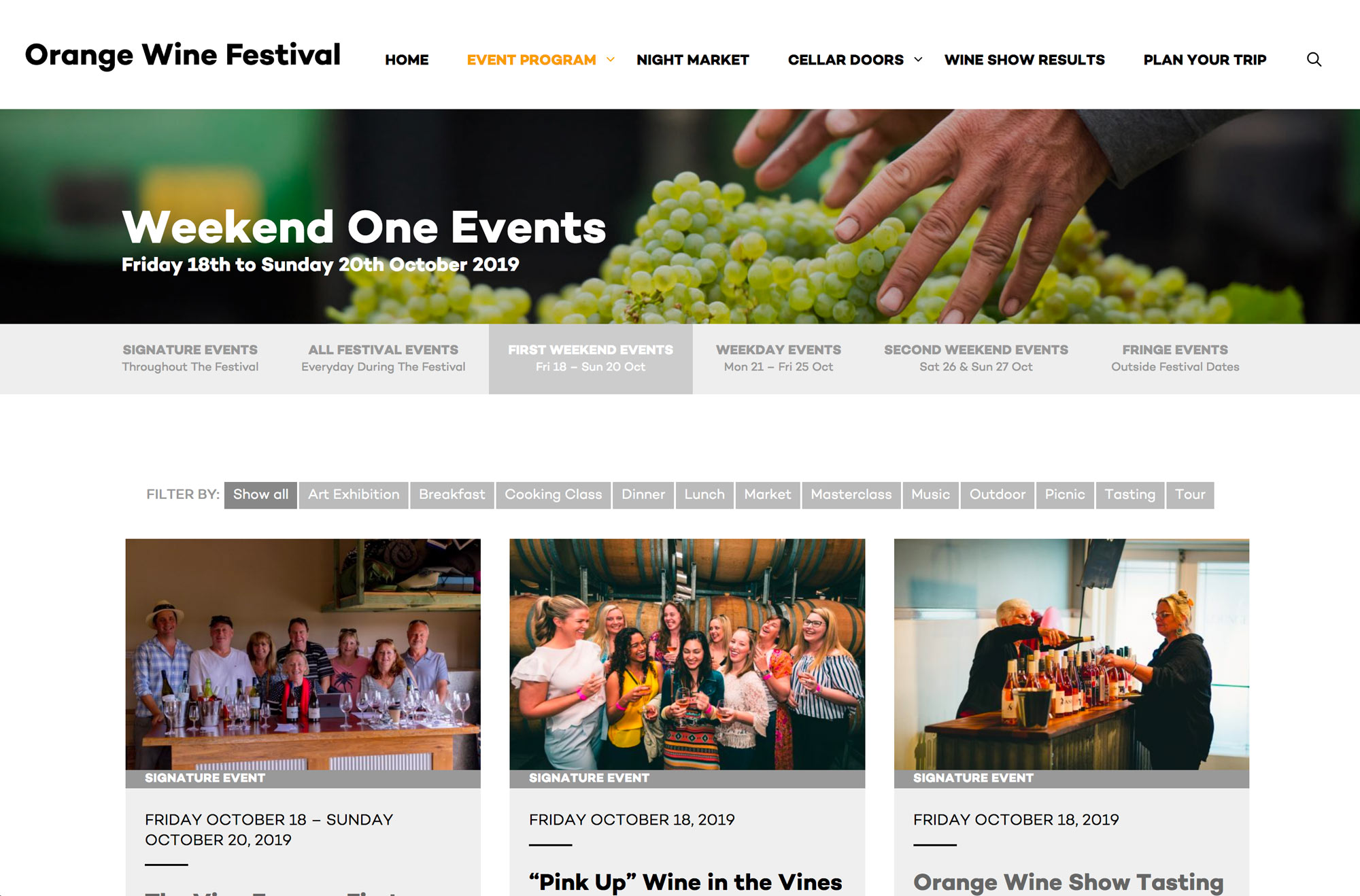 Orange Wine Festival Desktop