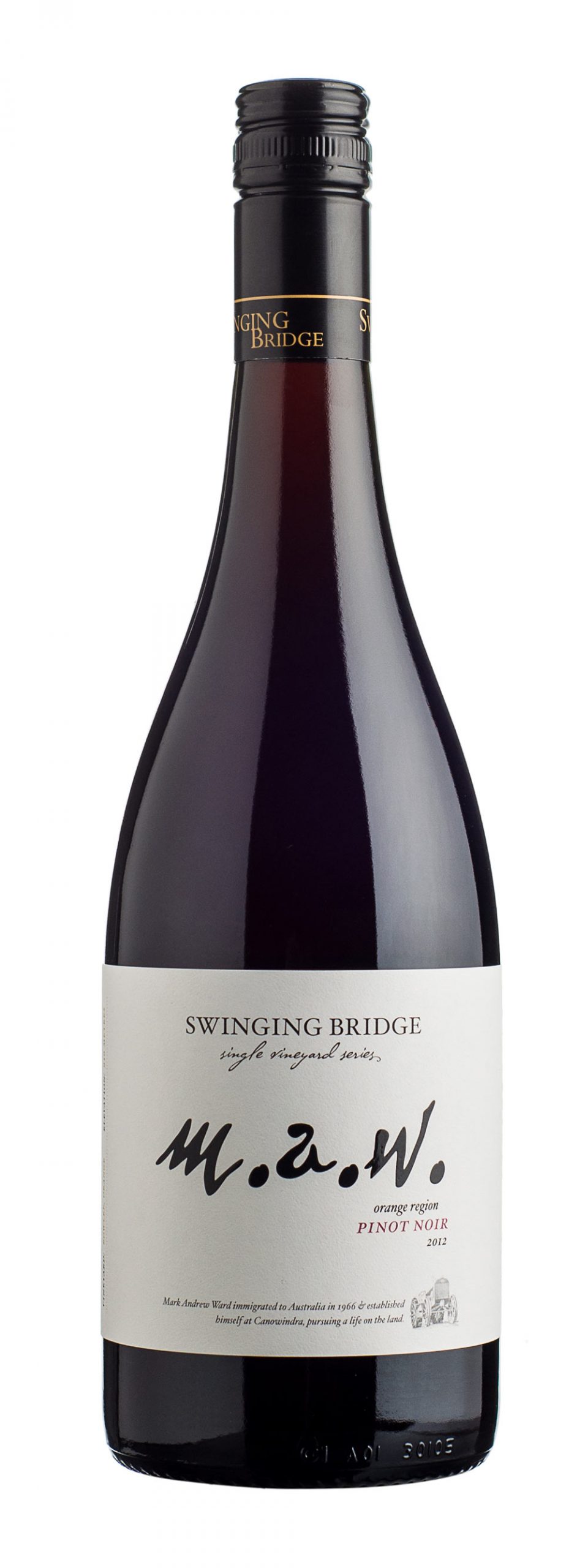Swinging Bridge Wine Label Design MAW