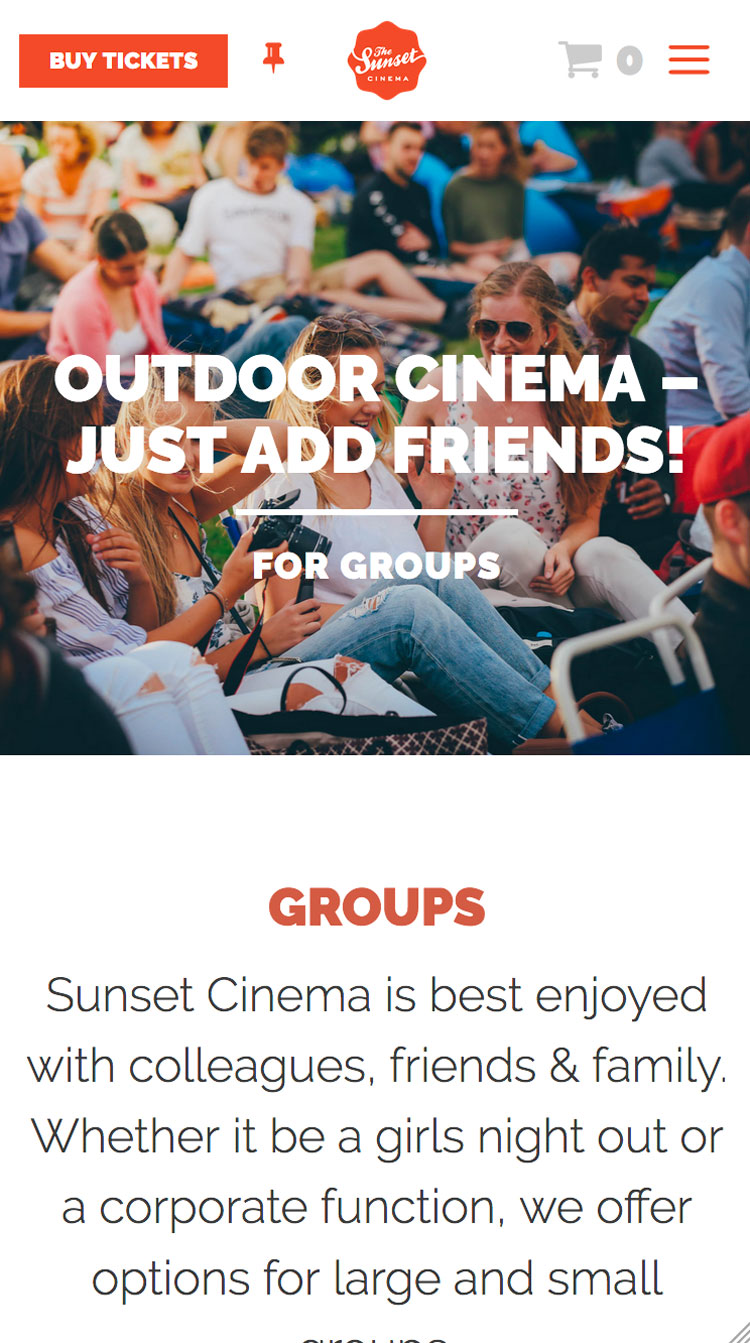 Sunset Cinema Mobile
